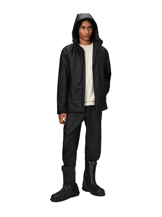 Rains Giubbino Rains Lohja Insulated Jacket Nero Fino al 65% di sconto