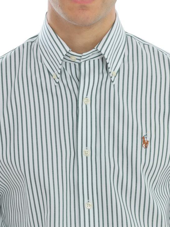 Polo Ralph Lauren Camicia Polo Ralph Lauren Pinpoint Verde 50% di sconto per tempo limitato