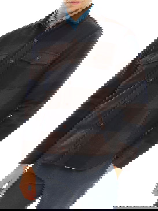 Bl'ker Overshirt Bl'ker Denali Check Marrone Affare Del Giorno