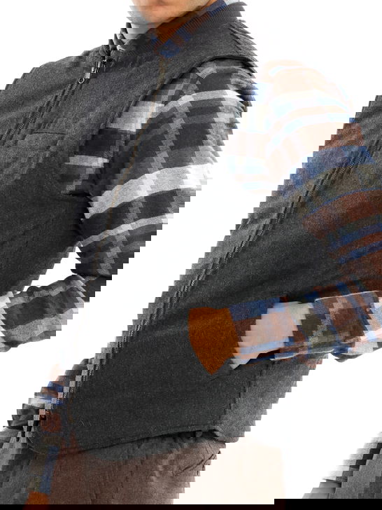 Bl'ker Gilet Bl'ker Owl Grigio Sottocosto