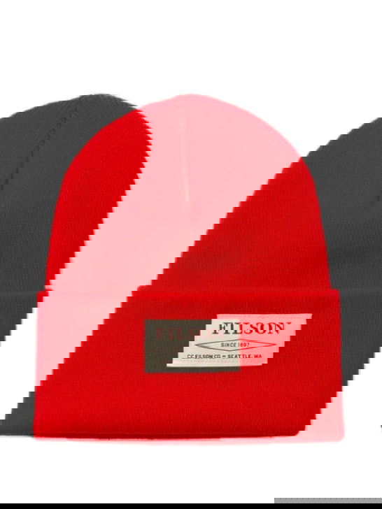 Filson Cappello Filson Ballard Watch Rosso Vendita calda