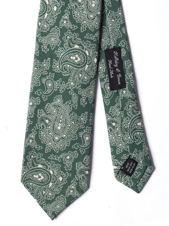 Holliday u0026 Brown Cravatta Holliday & Brown Twill Verde Bestseller