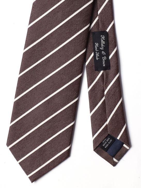 Holliday u0026 Brown Cravatta Holliday & Brown Jacquard Marrone Offerte giornaliere
