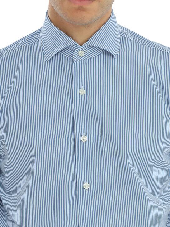 Xacus Camicia Xacus Taylor Bianco-Blu Offerta settimanale