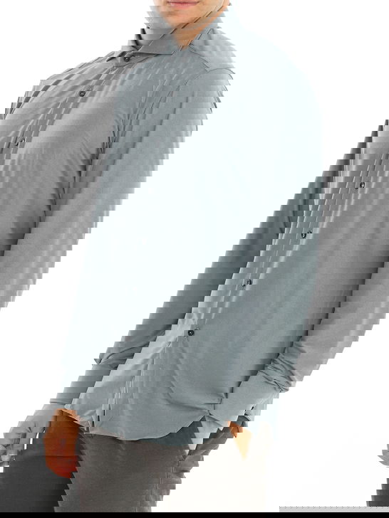 Xacus Camicia Xacus Flanella Tecnica Grigio Promozione temporanea