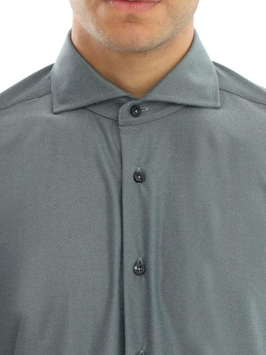 Xacus Camicia Xacus Flanella Tecnica Grigio Promozione temporanea