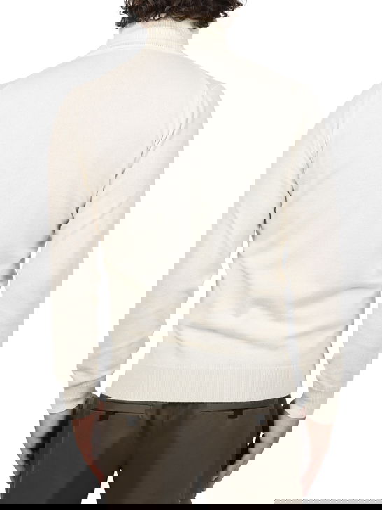 Kangra Maglia Kangra Cashmere Bianco Fino al 60% di sconto