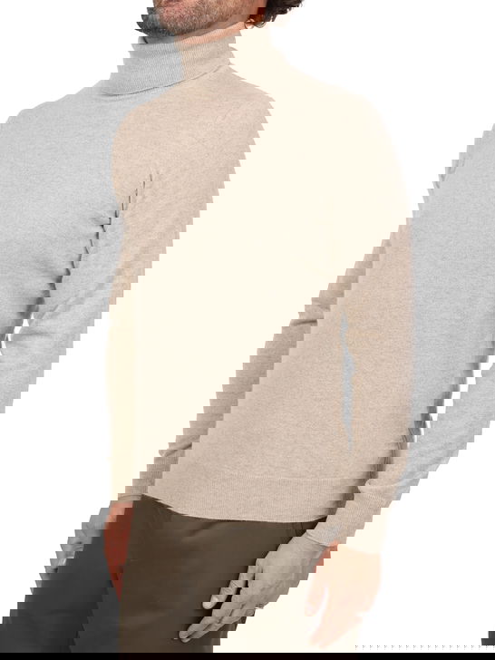Kangra Maglia Kangra Cashmere Beige Sostegno trimestrale
