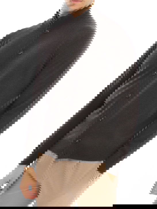 Kangra Cardigan Kangra Geelong Grigio Marrone Enormi sconti
