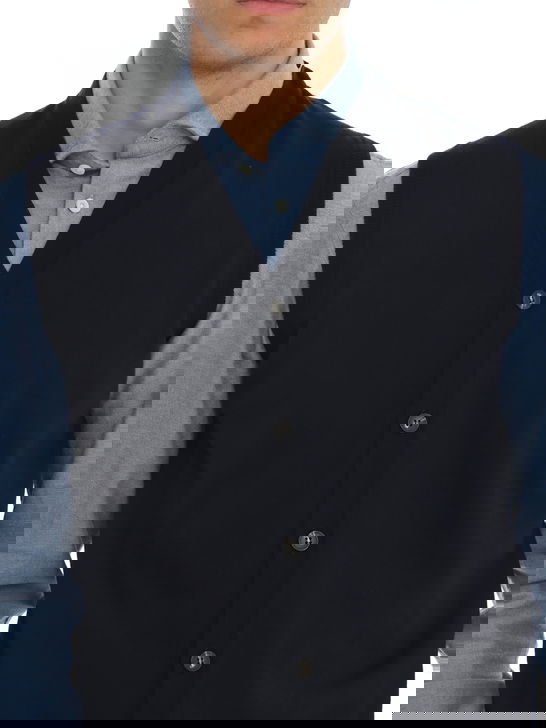 Kangra Gilet Kangra Merinos Blu Limitato a 3 giorni