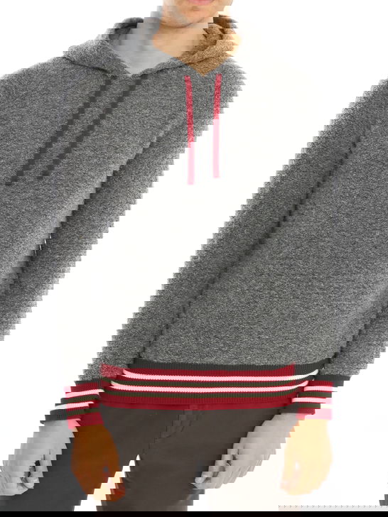 Gallia Felpa Gallia Cappuccio Grigio