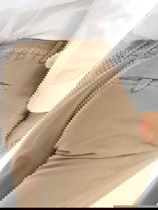 Devore Incipit Pantaloni Devore Incipit Fustagno Beige Soddisfazione Garantita