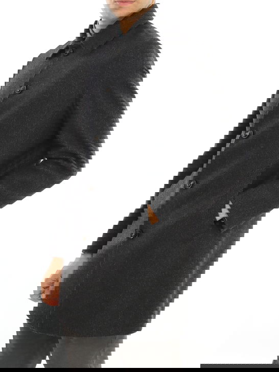 Sartoria Latorre Cappotto Sartoria Latorre Spinato Grigio Qualità Garantita