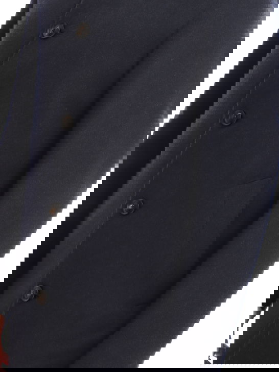 Sartoria Latorre Cappotto Sartoria Latorre Cashmere-Seta Blu Negozi Online