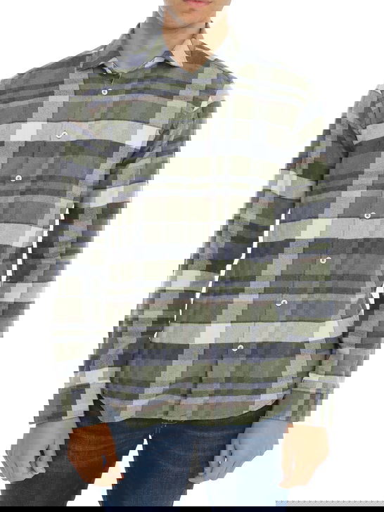Bastoncino Camicia Bastoncino Check Verde Novità