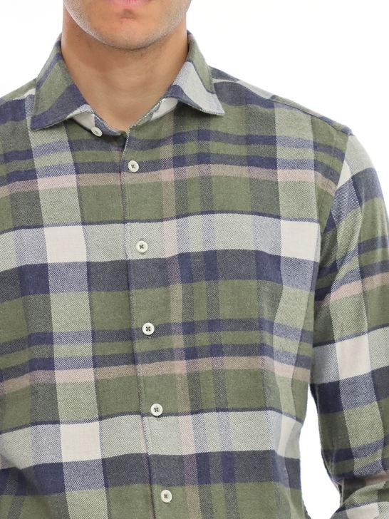 Bastoncino Camicia Bastoncino Check Verde Novità
