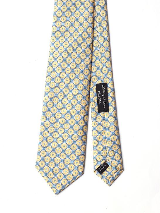 Holliday u0026 Brown Cravatta Holliday & Brown Twill Giallo Outlet