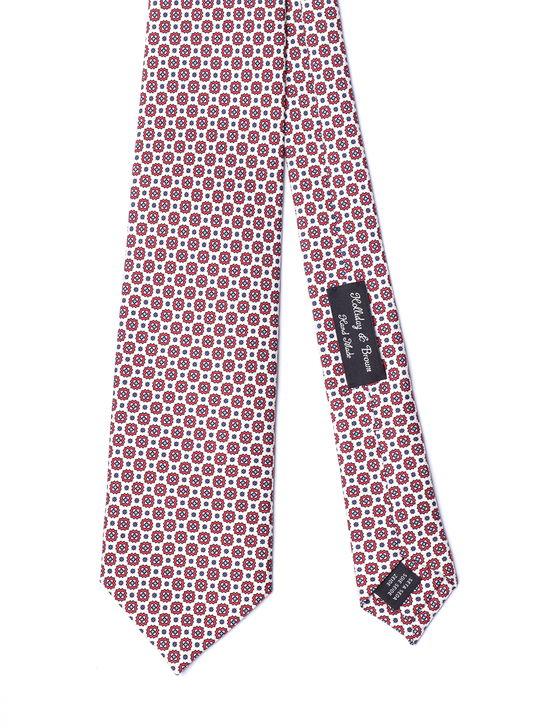 Holliday u0026 Brown Cravatta Holliday & Brown Twill Bianco In Vendita