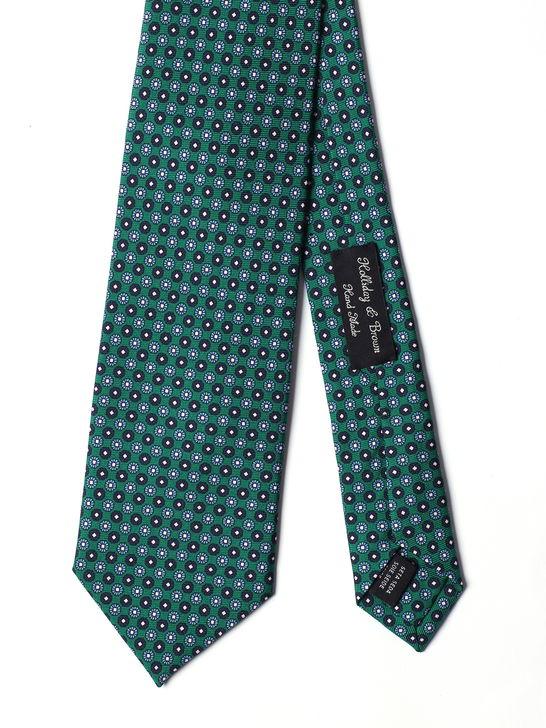 Holliday u0026 Brown Cravatta Holliday & Brown Twill Verde Vendita Economica