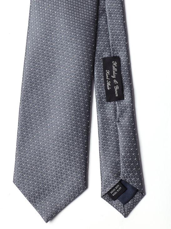 Holliday u0026 Brown Cravatta Holliday & Brown Jacquard Grigio Offerta Anniversario