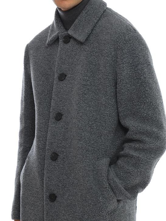 Harris Wharf London Cappotto Harris Wharf London Orsetto Grigio Offerta speciale della fabbrica