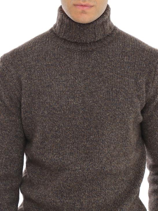 Filippo De Laurentiis Maglia Filippo De Laurentiis Dolcevita Yak Marrone Saldi
