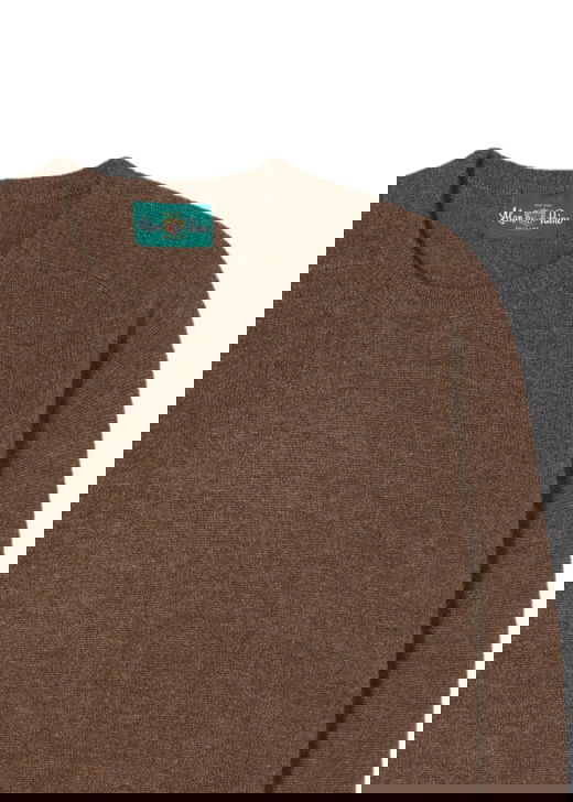 Alan Paine Maglia Alan Paine Lenzie Marrone Negozio online di fabbrica