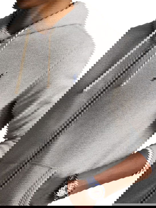 Polo Ralph Lauren Felpa Polo Ralph Lauren Cappuccio Grigio Latest fashion