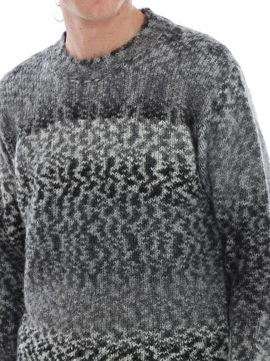 Kangra Maglia Kangra Lana-Alpaca Grigio Only for today