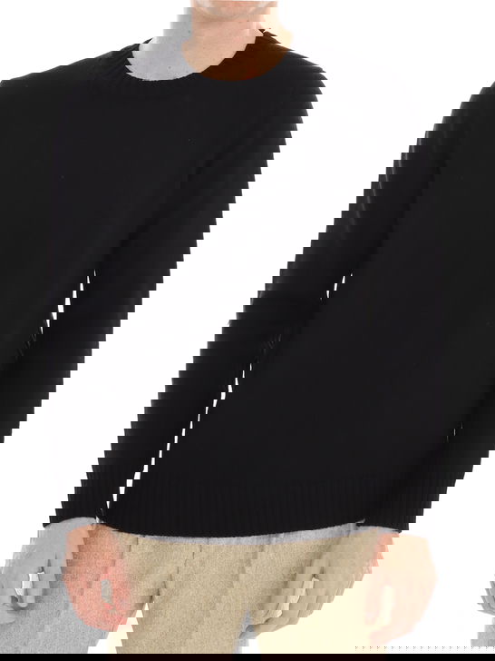 Kangra Maglia Kangra Girocollo Nero Sostegno trimestrale