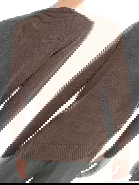 Kangra Maglia Kangra Girocollo Marrone Fino al 55% di sconto