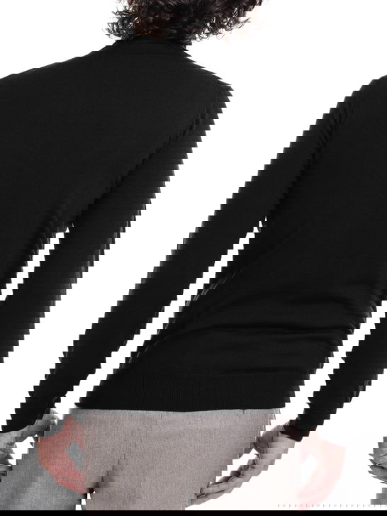 Kangra Maglia Kangra Dolcevita Merinos Nero In Linea