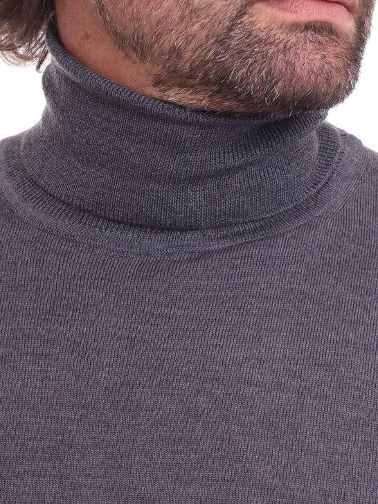 Kangra Maglia Kangra Dolcevita Merinos Grigio Nuovo