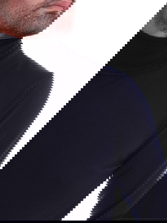 Kangra Maglia Kangra Dolcevita Merinos Blu Qualità