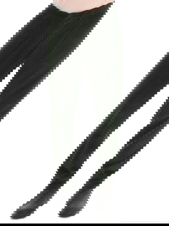 Devore Incipit Pantaloni Devore Incipit Velluto Rocciatore Verde Fino Al -60%