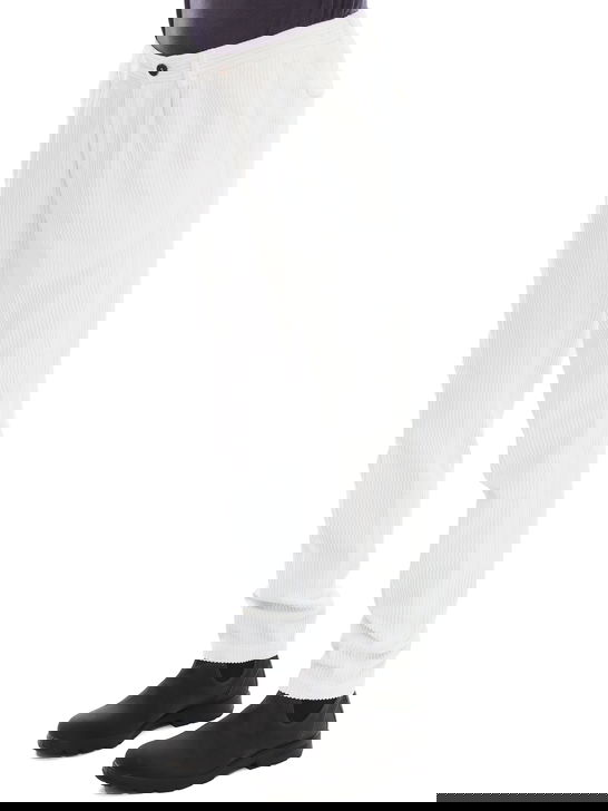 Devore Incipit Pantaloni Devore Incipit Velluto Rocciatore Bianco Prezzo Ridotto