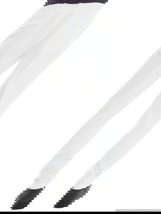 Devore Incipit Pantaloni Devore Incipit Velluto Rocciatore Bianco Prezzo Ridotto