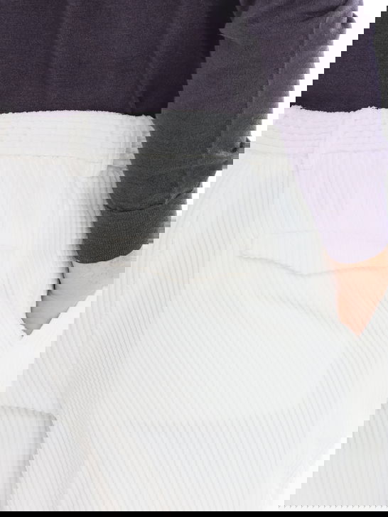 Devore Incipit Pantaloni Devore Incipit Velluto Rocciatore Bianco Prezzo Ridotto