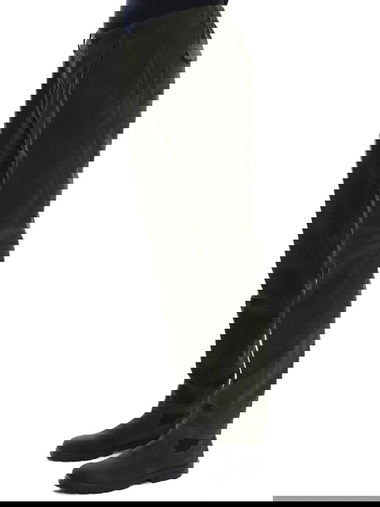 Devore Incipit Pantaloni Devore Incipit Velluto Millerighe Verde Convenienza