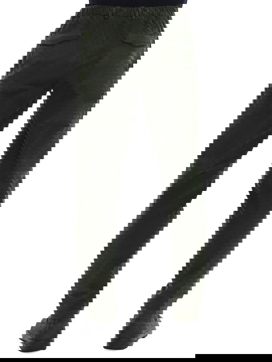 Devore Incipit Pantaloni Devore Incipit Velluto Millerighe Verde Convenienza