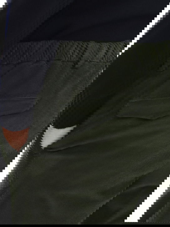 Devore Incipit Pantaloni Devore Incipit Velluto Millerighe Verde Convenienza