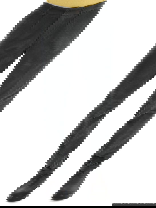 Devore Incipit Pantaloni Devore Incipit Velluto Millerighe Grigio