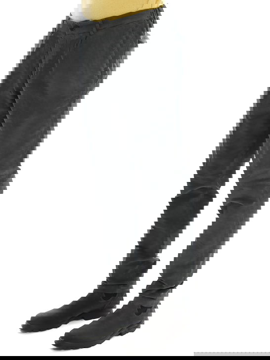 Devore Incipit Pantaloni Devore Incipit Velluto Millerighe Grigio Presa