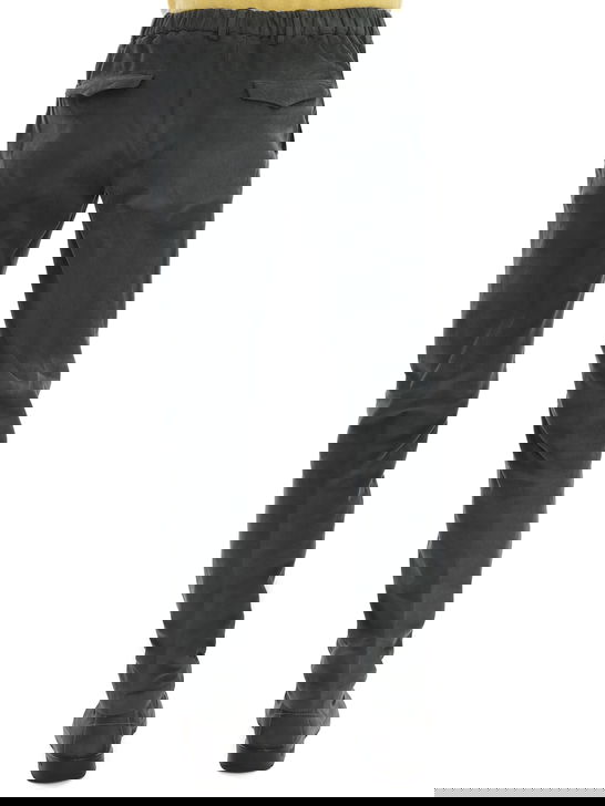 Devore Incipit Pantaloni Devore Incipit Velluto Millerighe Grigio Presa