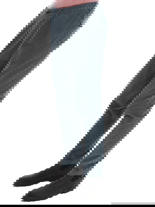 Devore Incipit Pantaloni Devore Incipit Velluto Millerighe Blu Sconto