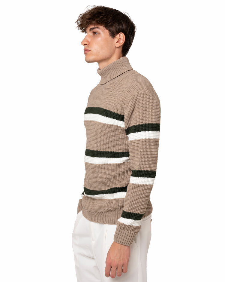 Why not brand Maglione collo alto con righe Vendita