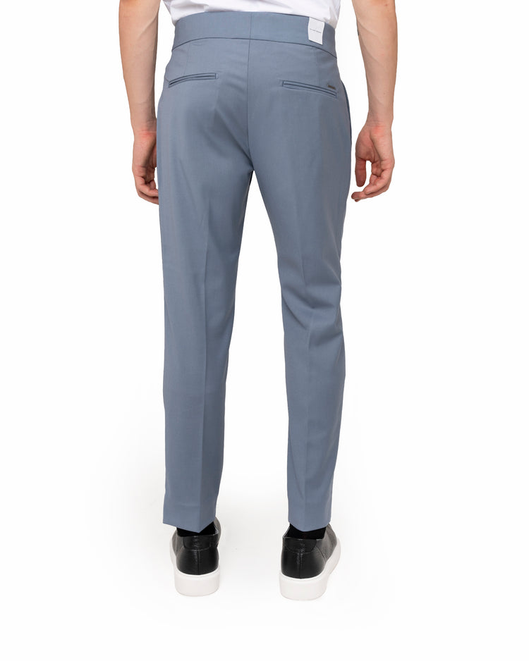 Why not brand Pantalone con pinces e chiusura a doppia fibbia Novità