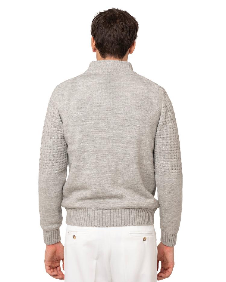 Why not brand Maglione con zip ed interni in pelliccia Presa