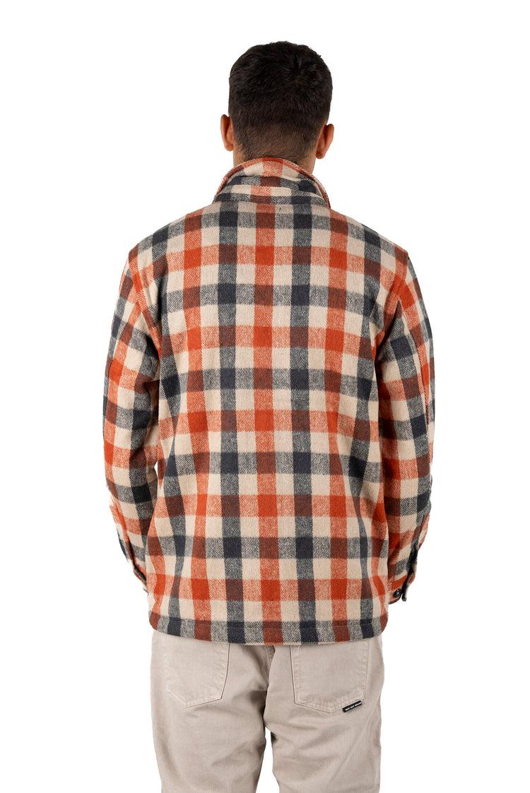 Why not brand Giacca Camicia a quadri Arancione Economico