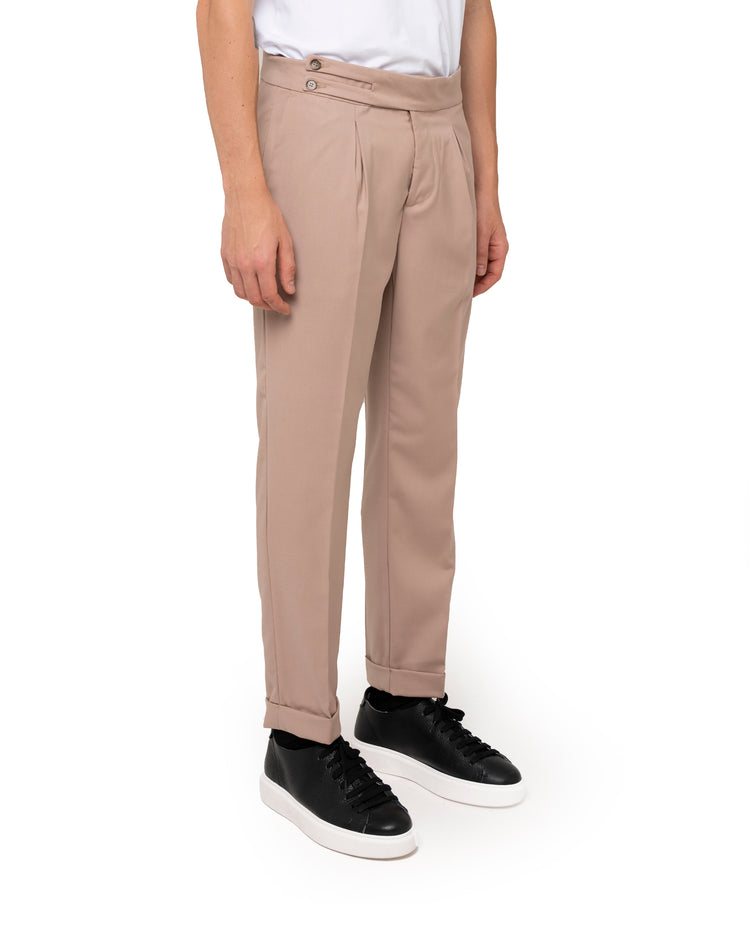Why not brand Pantalone con pinces e risvolto Online
